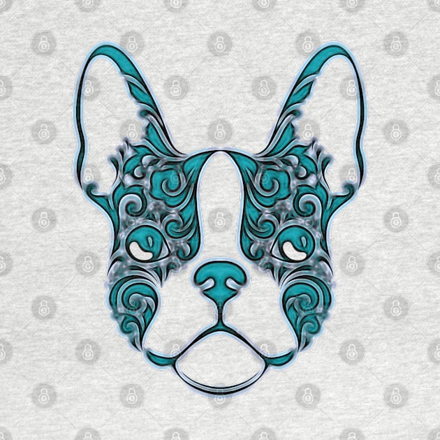 French Bulldog - Sugar Skull by eyevoodoo